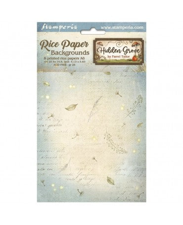 Papel arroz Stamperia A6 Hidden Grove (8UD) 1