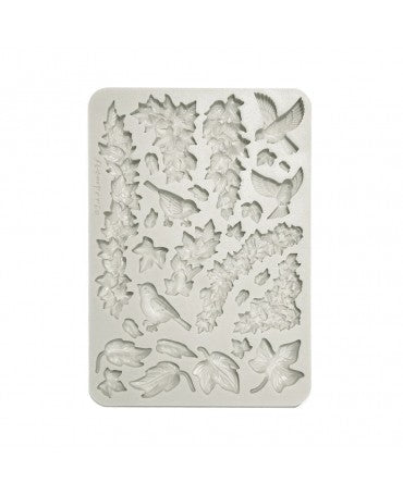Molde STAMPERIA silicona A5 House of Roses Ivy 1