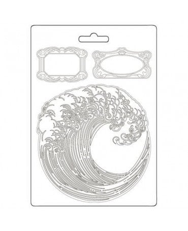 Molde Stamperia A5 Silent Sea Wave 1