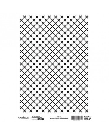 Stencil CADENCE 25x36cm MODERN ETHNIC MECS06 1