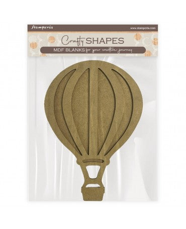 Madera Silueta DM stamperia Timeless Air Balloon 1