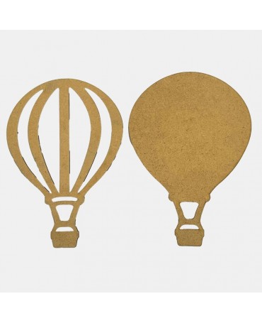 Madera Silueta DM stamperia Timeless Air Balloon 2