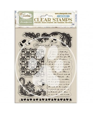 SELLO STAMPERIA 14x18 Timeless Backgrounds 1
