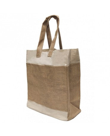 Textil BOLSA Algodón y Rafia 40x35x18 1