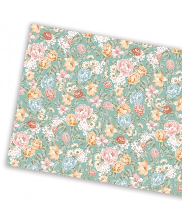 Fabric Paper Sunny House Flowers 1