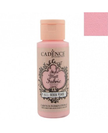 Pintura TEXTIL CADENCE Rosa Bebé 59ml 1
