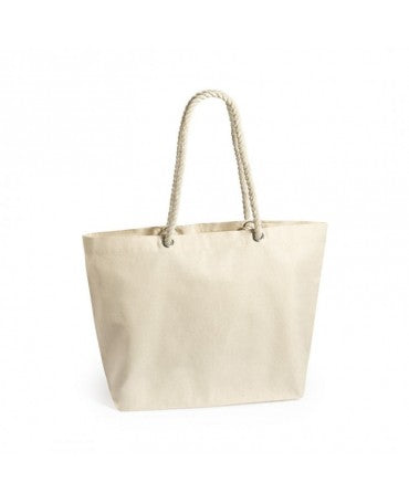 Bolsa algodón con asas cuerda 55x39 cm 1