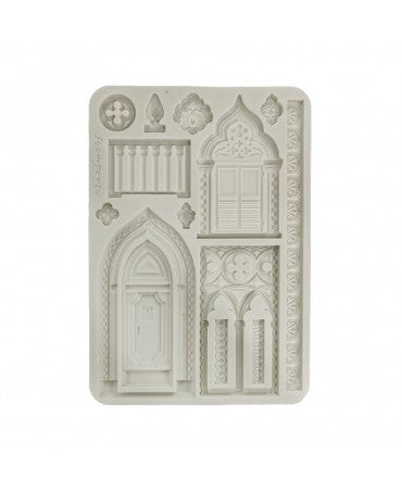 Molde STAMPERIA silicona A5 Venice City of Art Architecture 1