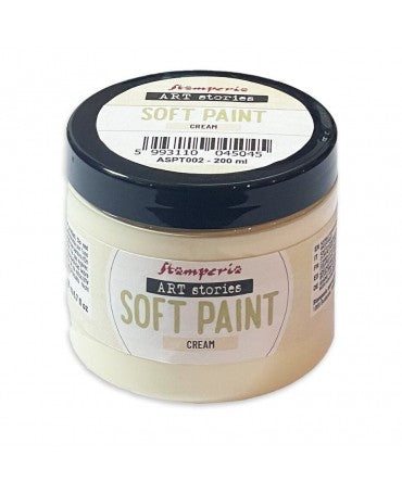 Pintura Soft Paint STAMPERIA Cream 200ml 1