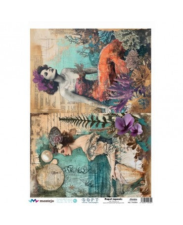 Papel Arroz SOFT A3 SPA5864 Sirenas 1