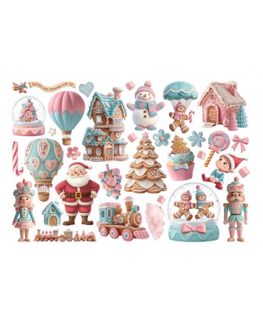 Ephemera Stamperia CANDY CHRISTMAS 2