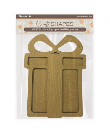 Madera Silueta DM stamperia CANDY CHRISTMAS regalo 1
