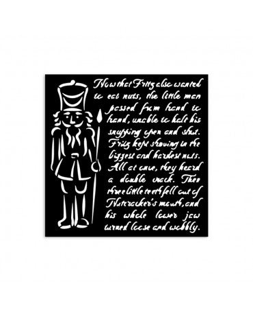 STENCIL Stamperia 12x12 cm ALICE IN CHRISTMAS soldadito 1