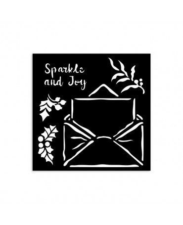 STENCIL Stamperia 12x12 cm OWL´S HOUSE carta 1