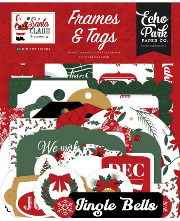 DIE CUTS Frames & Tags ECHO PARK Santa Claus 1