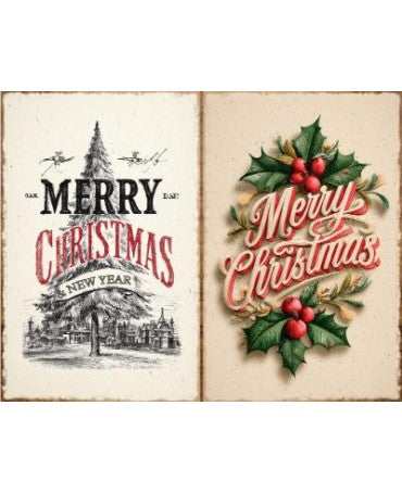 Papel Seda A4 Navidad Vintage 11 1