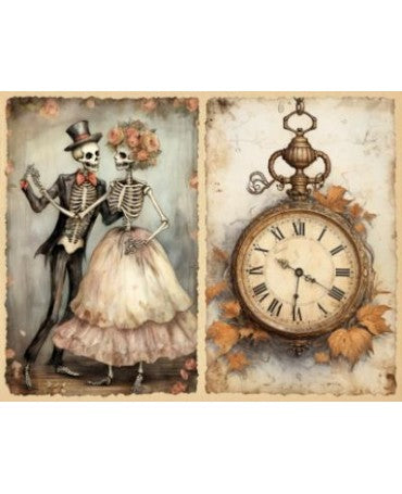 Papel Seda A4 Halloween acuarela 2 1