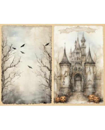 Papel Seda A4 Halloween acuarela 4 1