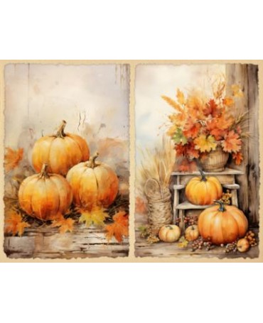 Papel Seda A4 Halloween acuarela 15 1