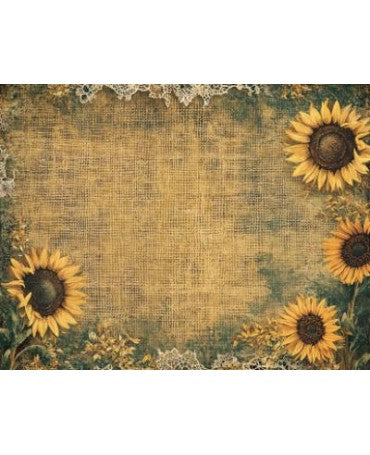 Papel Seda A4 Rustic Autumn Girasoles 3 1