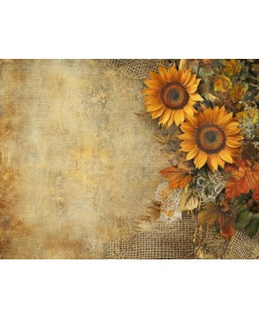 Papel Seda A4 Rustic Autumn Girasoles 4 1