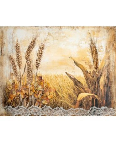 Papel Seda A4 Rustic Autumn Espigas 3 1