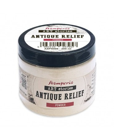 Pasta textura STAMPERIA Antique Relief Powder 200ml 1