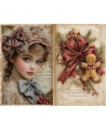 Papel Seda A4 Navidad Vintage 17 1