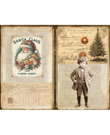 Papel Seda A4 Navidad Vintage 26 1