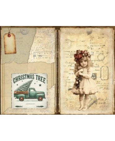 Papel Seda A4 Navidad Vintage 31 1