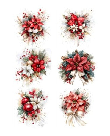 Papel Seda A4 Poinsettia 20 1
