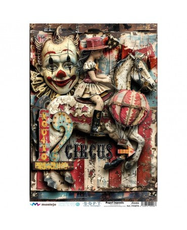 Papel Arroz SOFT A3 5878 Circo 1