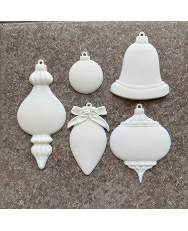KIT MOLDES Navidad Adornos lisos 1