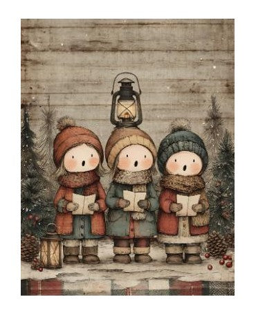 Papel Seda A4 Navidad Dulce 4 Coro niños 1
