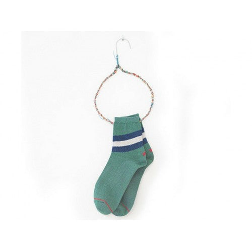 Calcetin raya horizontal verde hop socks 2