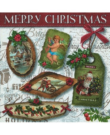 Servilletas CHRISTMAS LABELS 1
