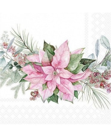 Servilleta PINK POINSETTIA 1