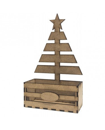 Madera Silueta DM Arbol jardinera 1