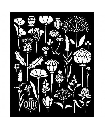 STENCIL STAMPERIA 20x25cm Herbarium Silvae Herbarium 2