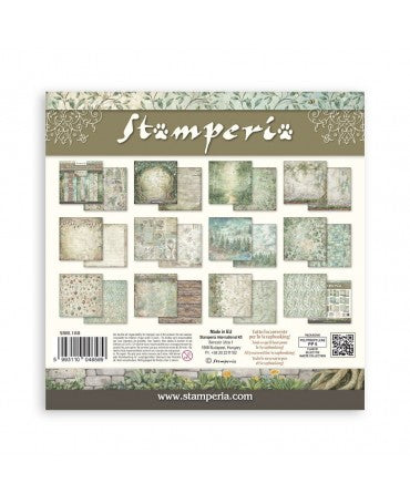 COLECCIÓN 30x30 STAMPERIA Herbarium Silvae Background 2