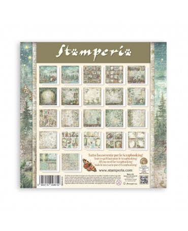 COLECCIÓN 30X30 STAMPERIA MAXI PAD 22 hojas Herbarium Silvae 2