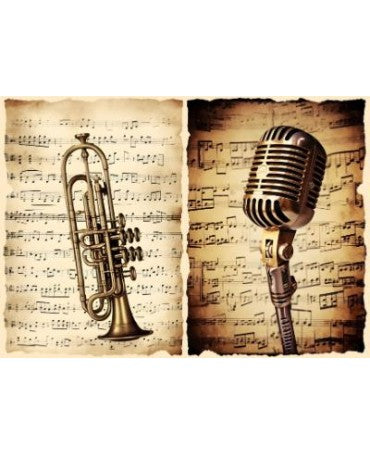 Papel Seda A3 Música 1 1