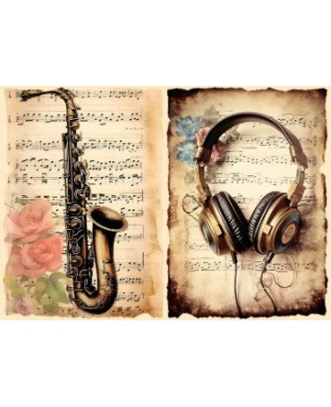Papel Seda A3 Música 14 1