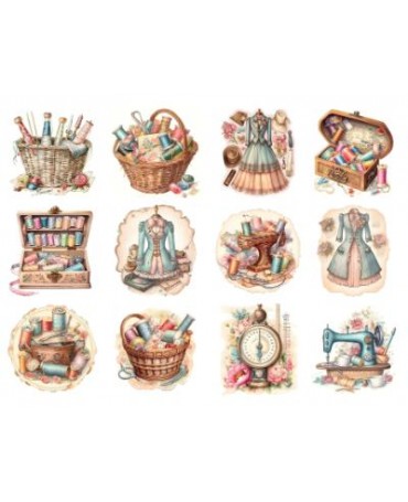 Papel Seda A4 Costura Mix 14 1