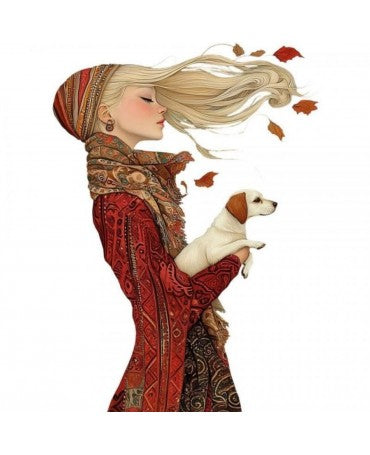 Transfer TEXTIL Chica Otoño perro 1