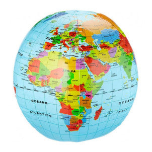 Globo terraqueo hinchable caly 1