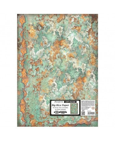 Papel arroz Stamperia 50x70 Art Stories Patina Pattern 1