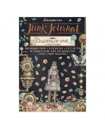 JUNK JOURNAL STAMPERIA Gardens of Time 1