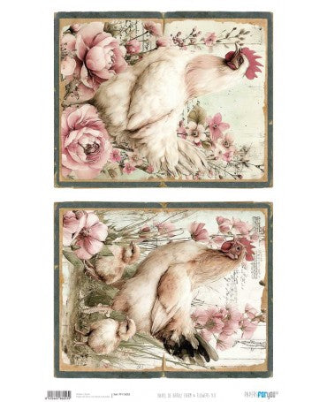 PAPEL ARROZ PFY Gallinas 1