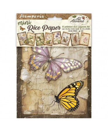 Papel arroz Stamperia A6 (8UD) All Around 1
